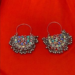 Traditional Indian style earring hoops